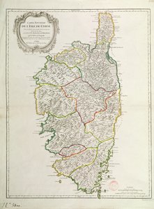 Mappa della Corsica